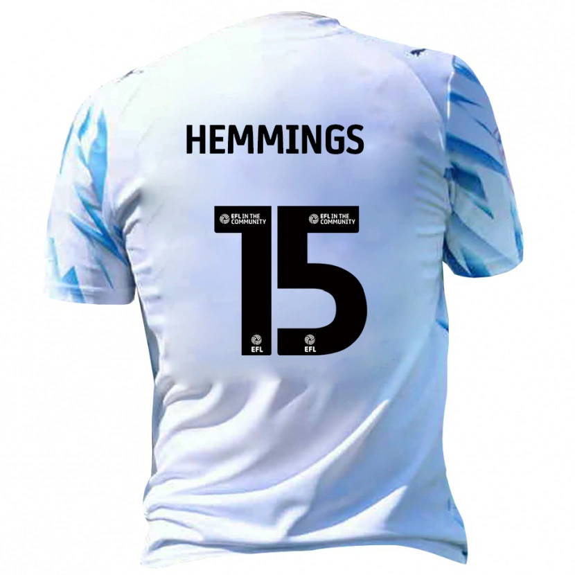 Danxen Damen Kane Hemmings #15 Weiß Himmelblau Heimtrikot Trikot 2025/26 T-Shirt Österreich