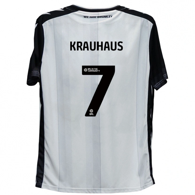 Danxen Damen Ben Krauhaus #7 Weiß Schwarz Heimtrikot Trikot 2025/26 T-Shirt Österreich