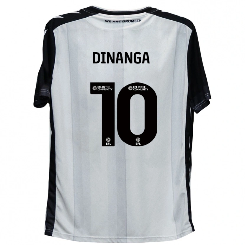 Danxen Damen Marcus Dinanga #10 Weiß Schwarz Heimtrikot Trikot 2025/26 T-Shirt Österreich