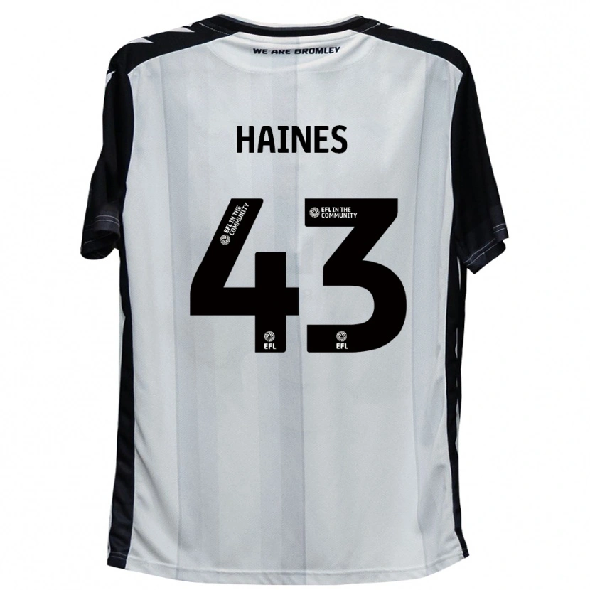 Danxen Damen Harry Haines #43 Weiß Schwarz Heimtrikot Trikot 2025/26 T-Shirt Österreich