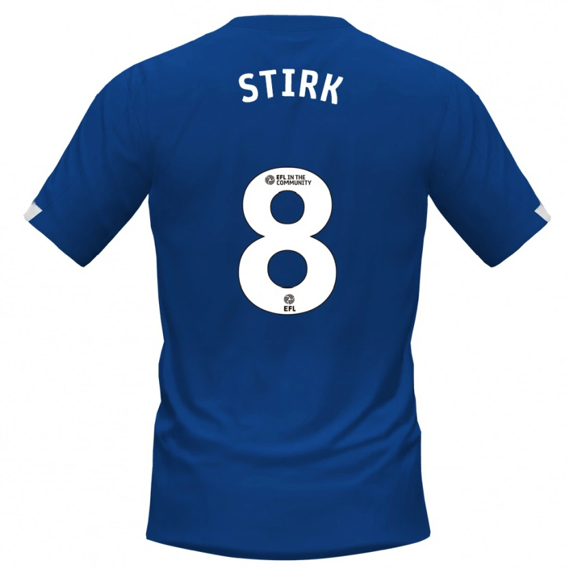 Danxen Damen Ryan Stirk #8 Blau Weiß Heimtrikot Trikot 2025/26 T-Shirt Österreich