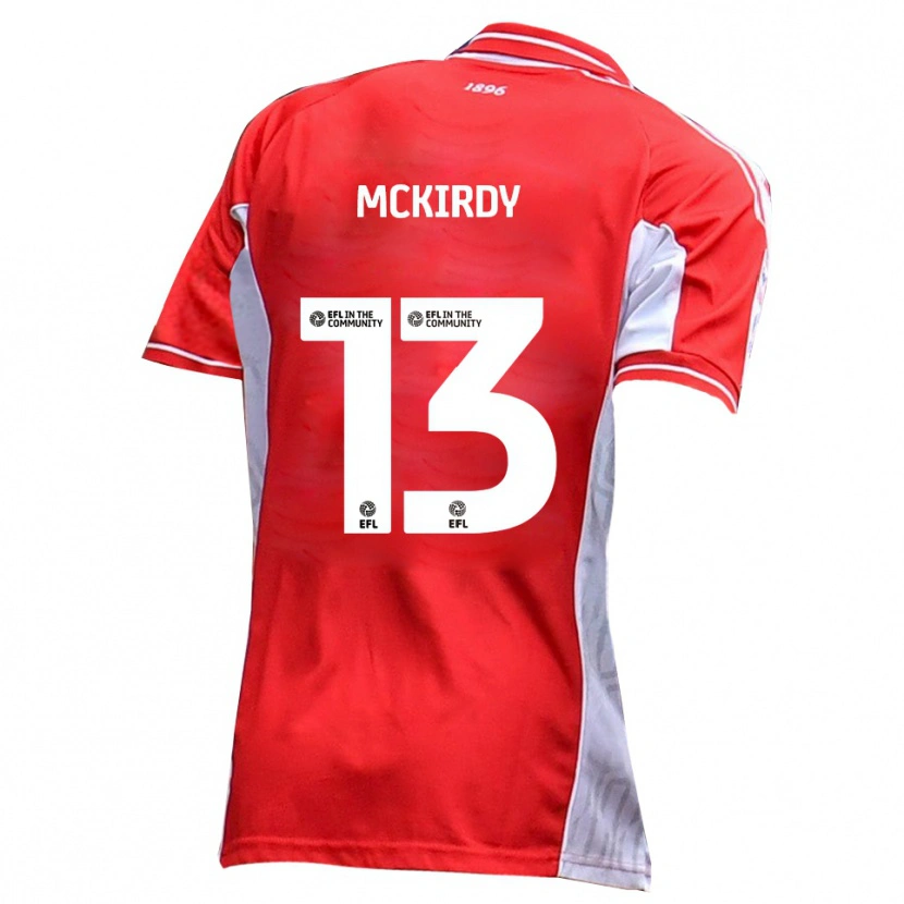 Danxen Damen Harry Mckirdy #13 Rot Weiß Heimtrikot Trikot 2025/26 T-Shirt Österreich