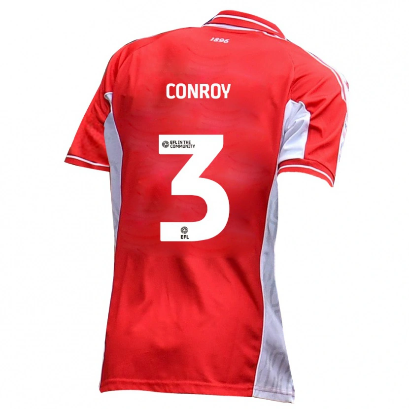 Danxen Damen Dion Conroy #3 Rot Weiß Heimtrikot Trikot 2025/26 T-Shirt Österreich