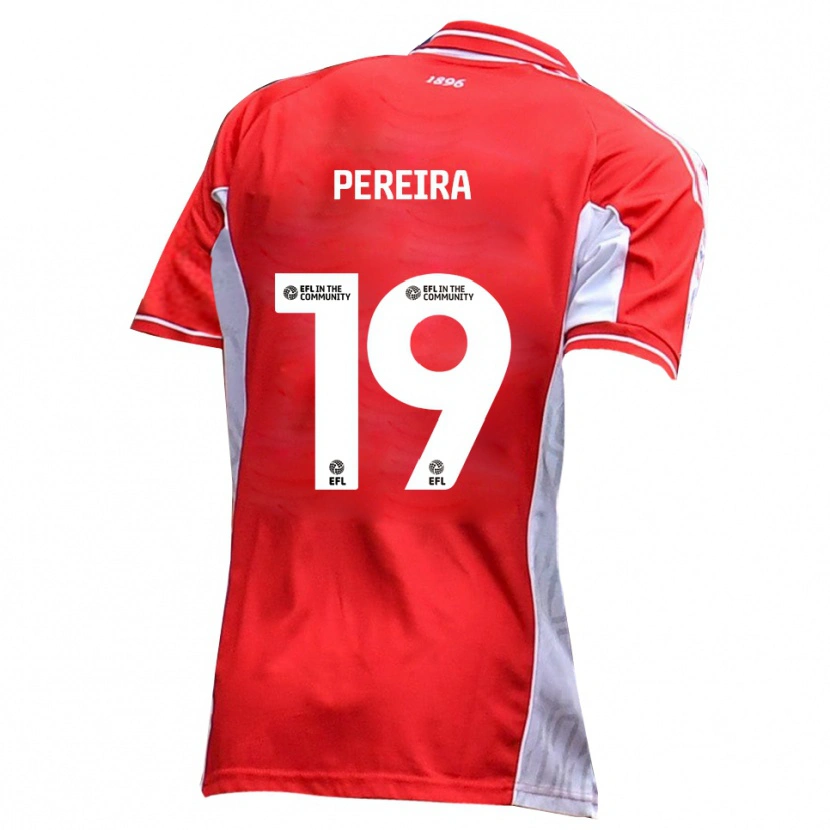 Danxen Damen Dion Pereira #19 Rot Weiß Heimtrikot Trikot 2025/26 T-Shirt Österreich