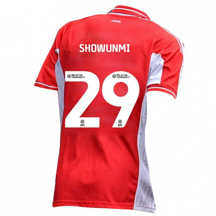 Danxen Damen Tola Showunmi #29 Rot Weiß Heimtrikot Trikot 2025/26 T-Shirt Österreich