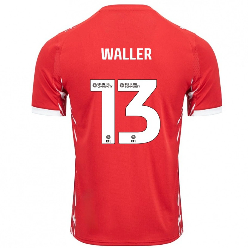 Danxen Damen Sam Waller #13 Rot Weiß Heimtrikot Trikot 2025/26 T-Shirt Österreich
