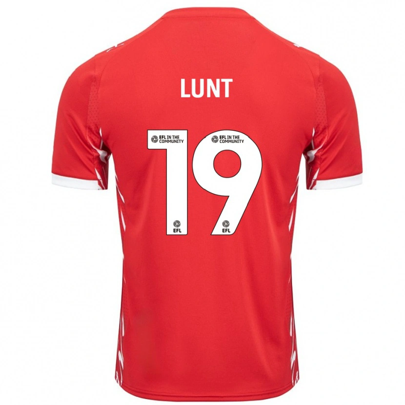 Danxen Damen Owen Lunt #19 Rot Weiß Heimtrikot Trikot 2025/26 T-Shirt Österreich