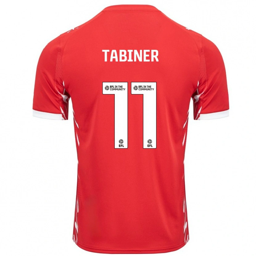 Danxen Damen Joel Tabiner #11 Rot Weiß Heimtrikot Trikot 2025/26 T-Shirt Österreich