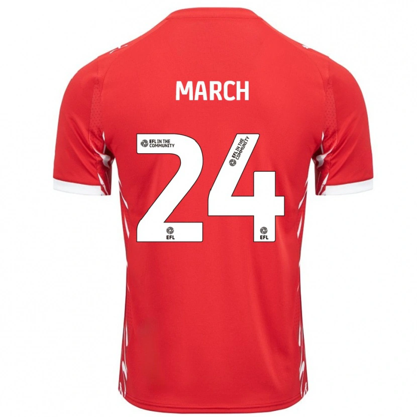 Danxen Damen Josh March #24 Rot Weiß Heimtrikot Trikot 2025/26 T-Shirt Österreich
