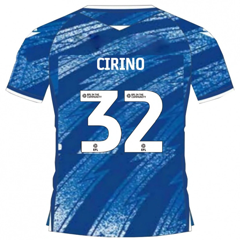 Danxen Damen Lenni Cirino #32 Blau Weiß Heimtrikot Trikot 2025/26 T-Shirt Österreich