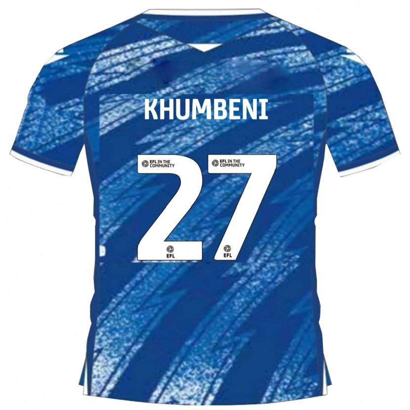 Danxen Damen Nelson Khumbeni #27 Blau Weiß Heimtrikot Trikot 2025/26 T-Shirt Österreich