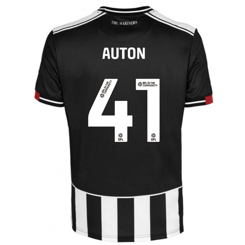 Danxen Damen Sebastian Auton #41 Schwarz Weiß Rot Heimtrikot Trikot 2025/26 T-Shirt Österreich
