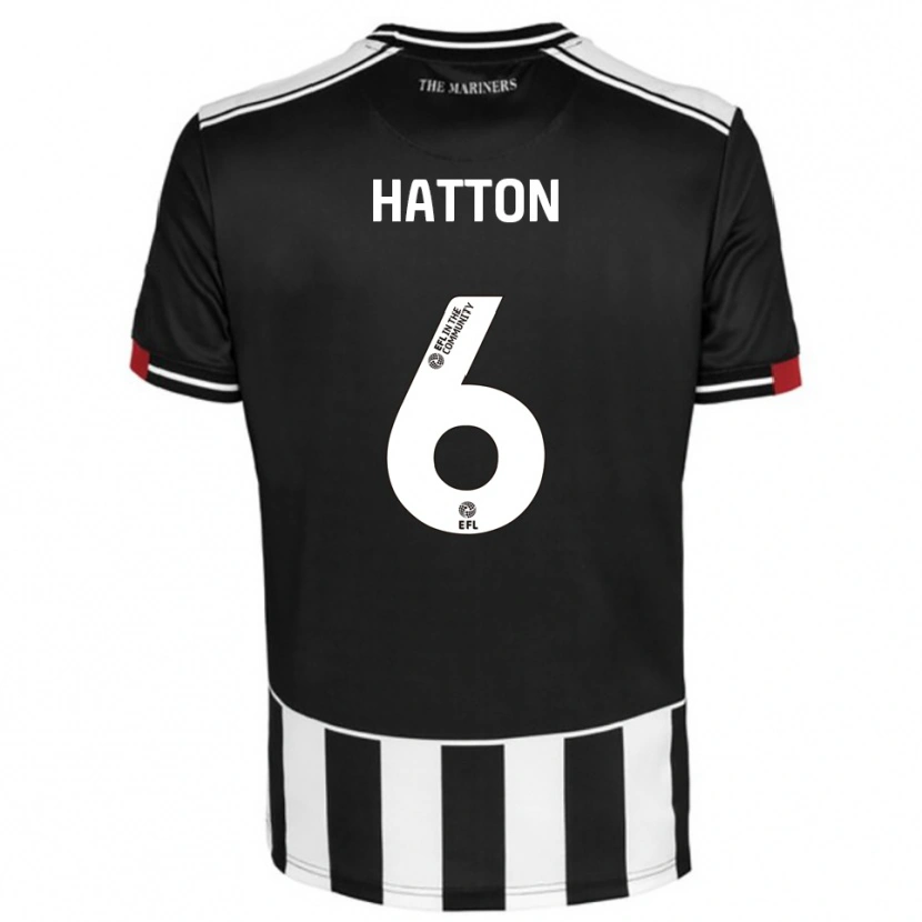 Danxen Damen Charlie Hatton #6 Schwarz Weiß Rot Heimtrikot Trikot 2025/26 T-Shirt Österreich