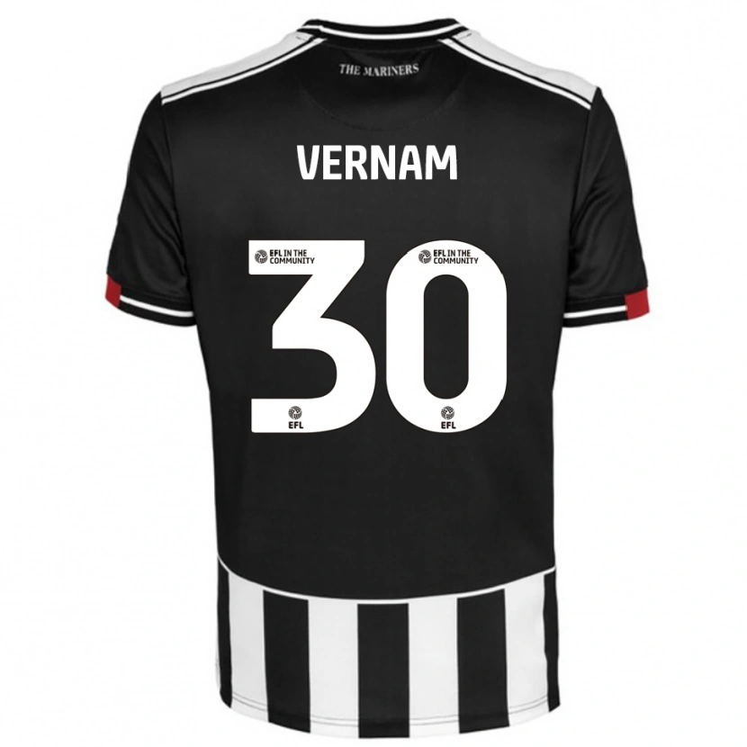 Danxen Damen Charles Vernam #30 Schwarz Weiß Rot Heimtrikot Trikot 2025/26 T-Shirt Österreich