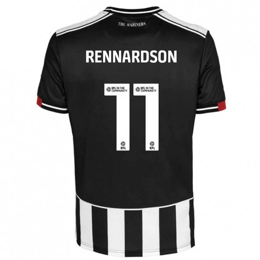 Danxen Damen Tom Rennardson #11 Schwarz Weiß Rot Heimtrikot Trikot 2025/26 T-Shirt Österreich
