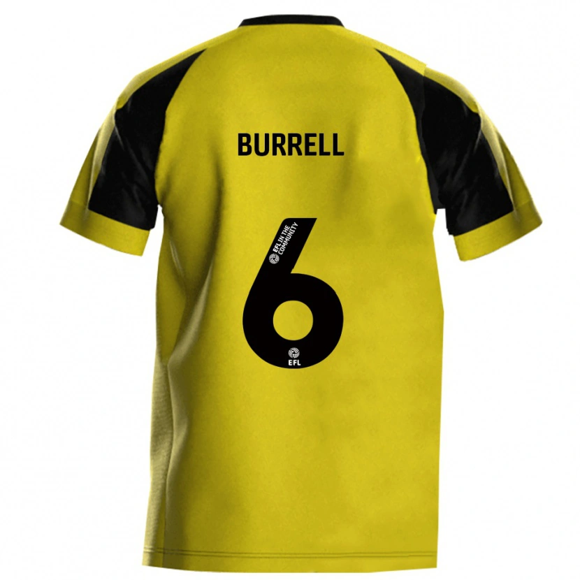 Danxen Damen Warren Burrell #6 Gelb Grau Heimtrikot Trikot 2025/26 T-Shirt Österreich