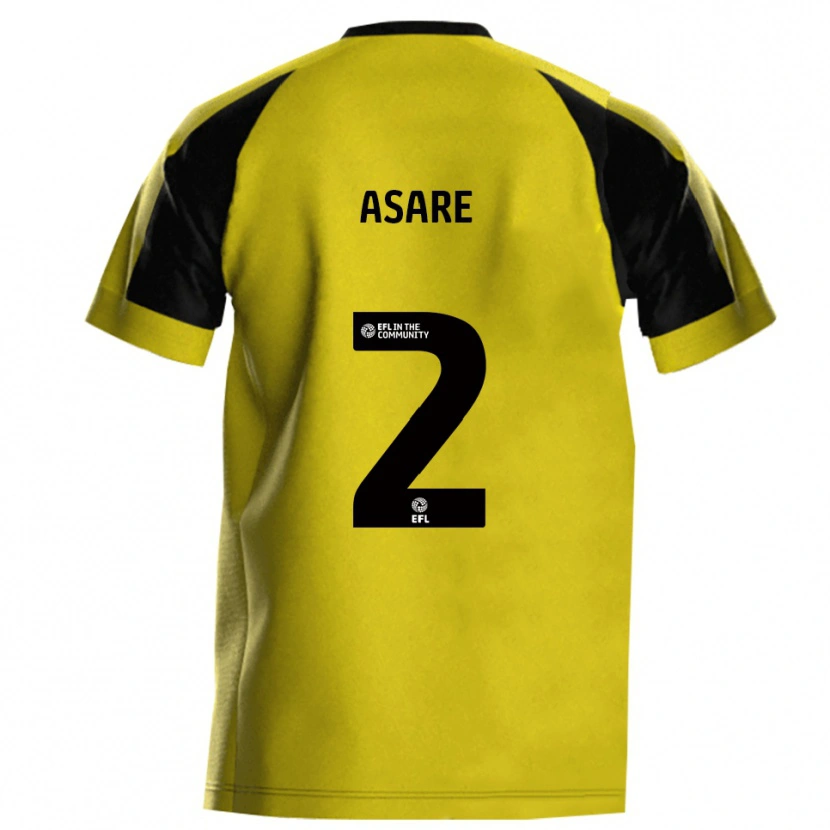 Danxen Damen Zico Asare #2 Gelb Grau Heimtrikot Trikot 2025/26 T-Shirt Österreich