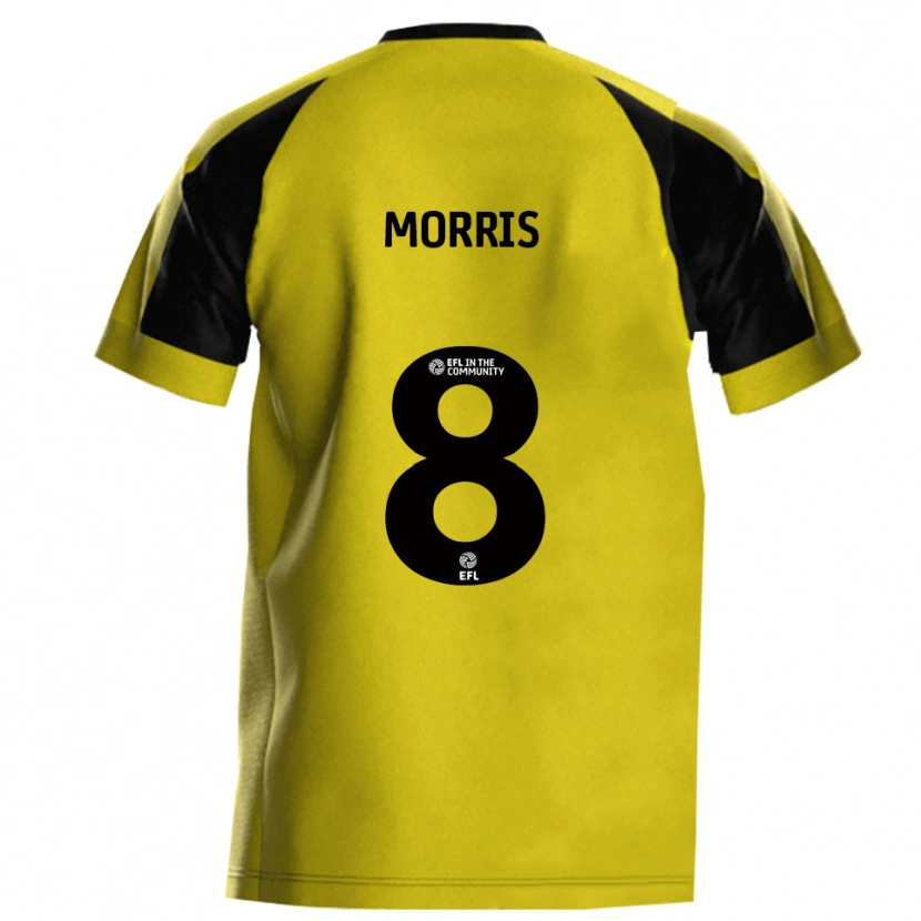 Danxen Damen Bryn Morris #8 Gelb Grau Heimtrikot Trikot 2025/26 T-Shirt Österreich