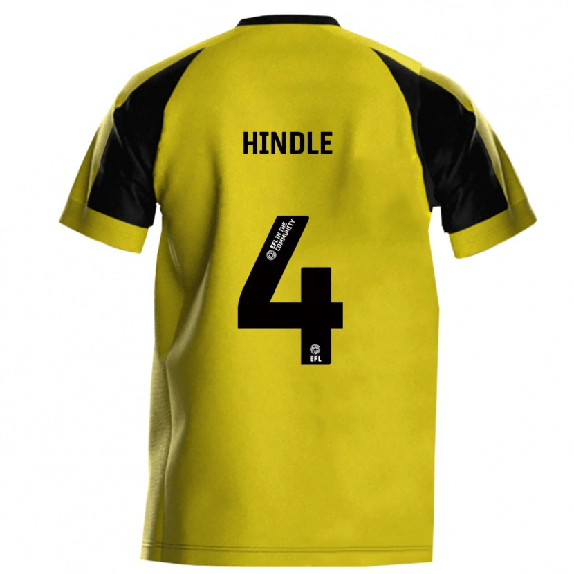 Danxen Damen Harry Hindle #4 Gelb Grau Heimtrikot Trikot 2025/26 T-Shirt Österreich