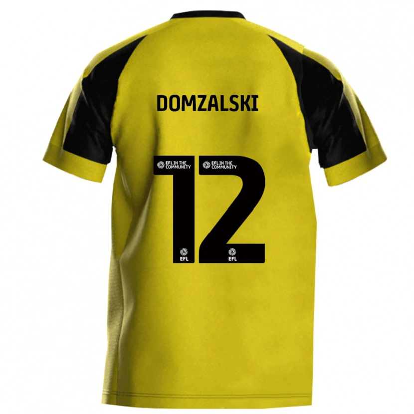 Danxen Damen Ollie Domzalski #12 Gelb Grau Heimtrikot Trikot 2025/26 T-Shirt Österreich