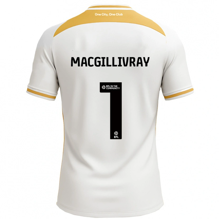 Danxen Damen Craig Macgillivray #1 Weiß Gold Heimtrikot Trikot 2025/26 T-Shirt Österreich