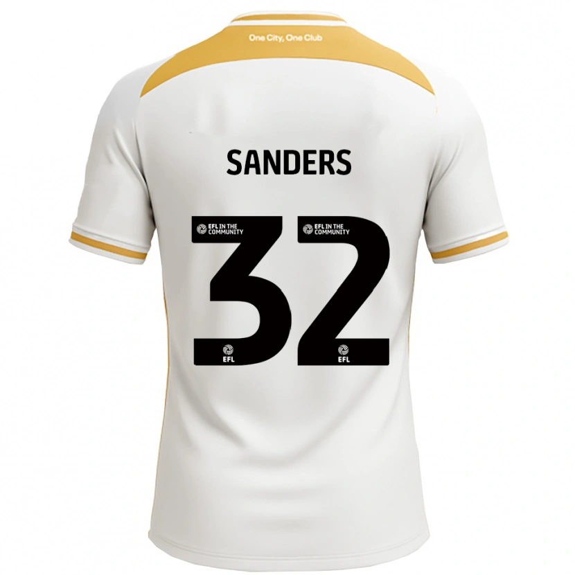 Danxen Damen Jack Sanders #32 Weiß Gold Heimtrikot Trikot 2025/26 T-Shirt Österreich