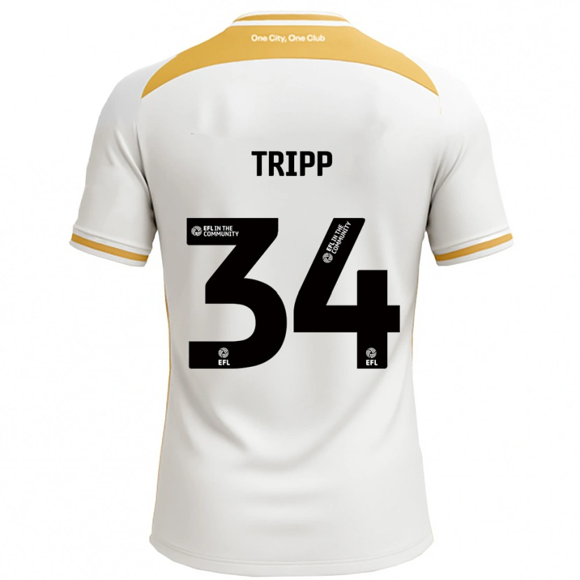 Danxen Damen Callum Tripp #34 Weiß Gold Heimtrikot Trikot 2025/26 T-Shirt Österreich