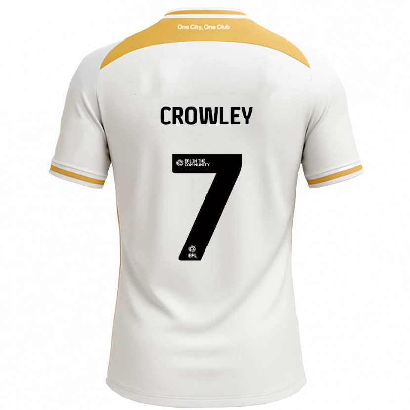 Danxen Damen Dan Crowley #7 Weiß Gold Heimtrikot Trikot 2025/26 T-Shirt Österreich