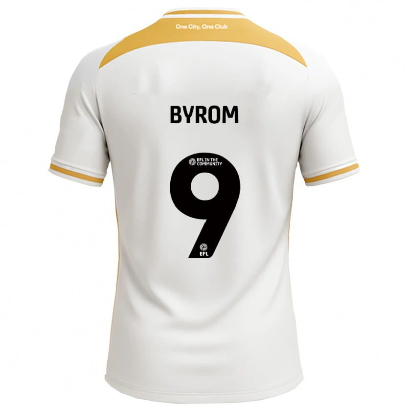 Danxen Damen Sophie Byrom #9 Weiß Gold Heimtrikot Trikot 2025/26 T-Shirt Österreich