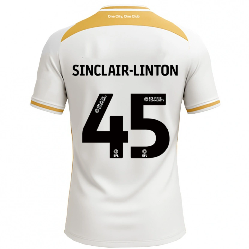 Danxen Damen Kobe Sinclair-Linton #45 Weiß Gold Heimtrikot Trikot 2025/26 T-Shirt Österreich