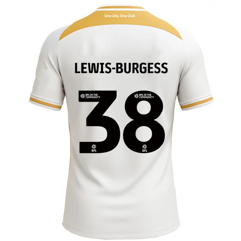 Danxen Damen Keon Lewis-Burgess #38 Weiß Gold Heimtrikot Trikot 2025/26 T-Shirt Österreich
