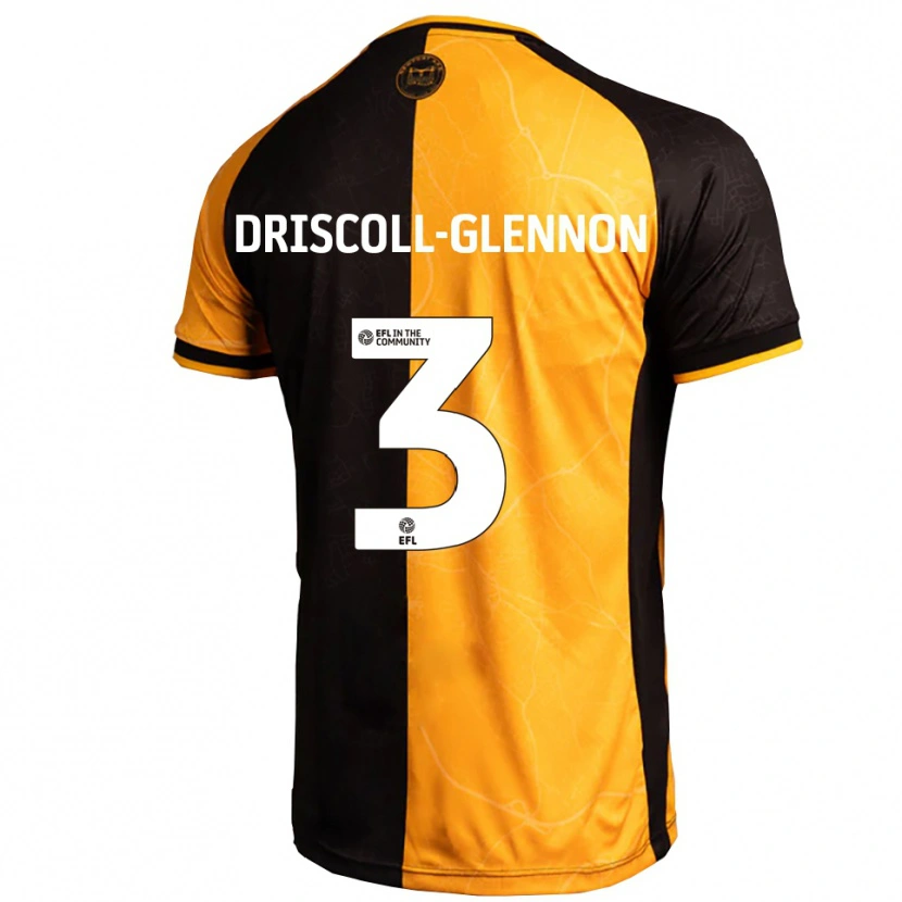 Danxen Damen Anthony Driscoll-Glennon #3 Gelb Schwarz Heimtrikot Trikot 2025/26 T-Shirt Österreich