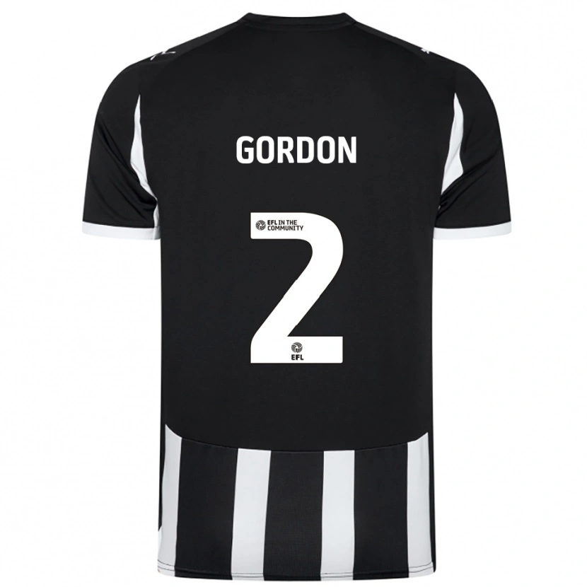 Danxen Damen Kellan Gordon #2 Schwarz Weiß Heimtrikot Trikot 2025/26 T-Shirt Österreich