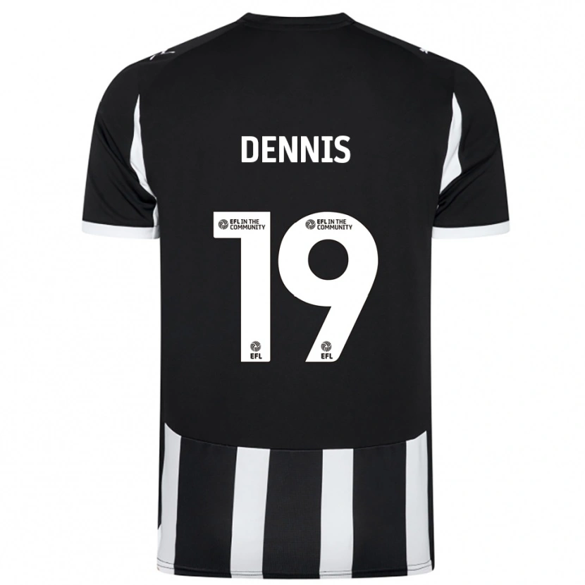 Danxen Damen Matthew Dennis #19 Schwarz Weiß Heimtrikot Trikot 2025/26 T-Shirt Österreich