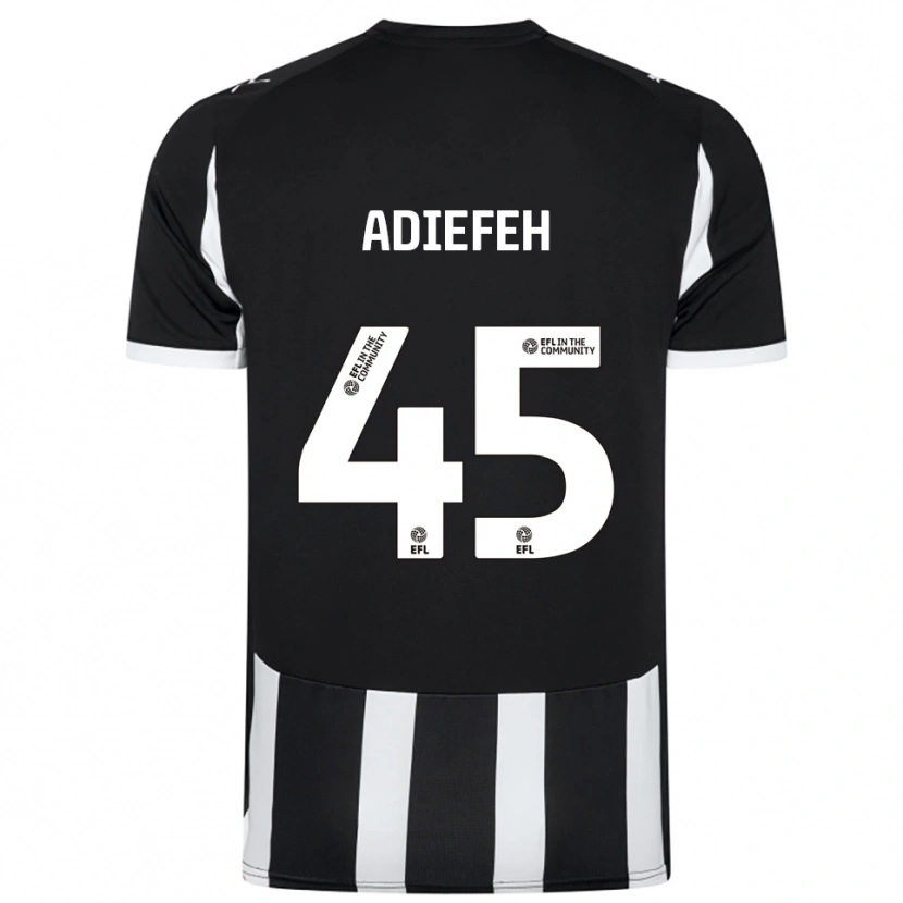 Danxen Damen Daniel Adiefeh #45 Schwarz Weiß Heimtrikot Trikot 2025/26 T-Shirt Österreich