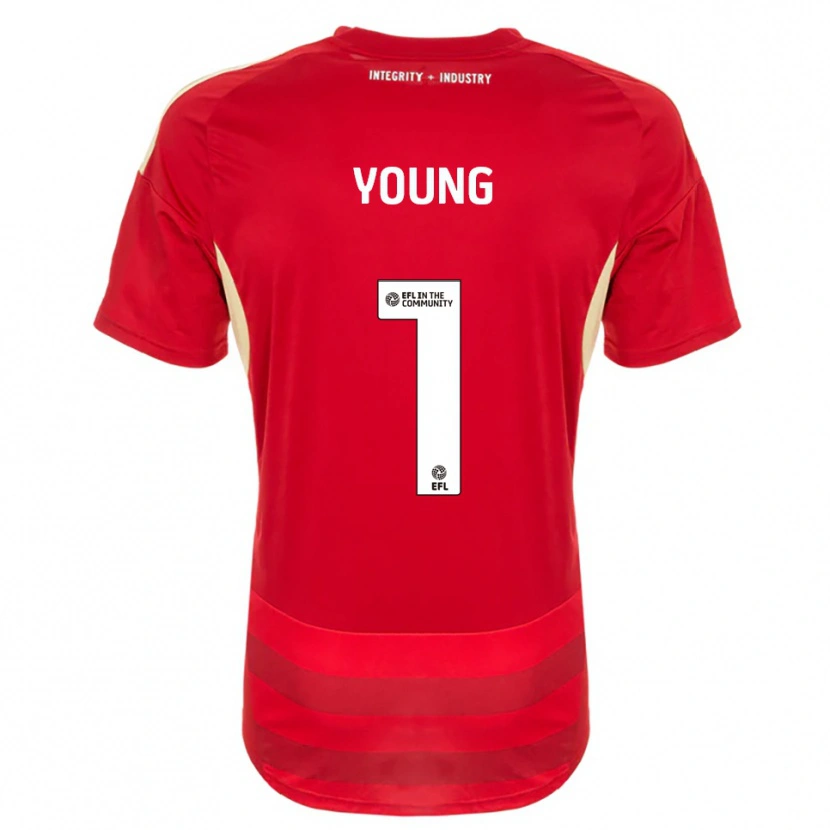Danxen Damen Matthew Young #1 Rot Weiß Heimtrikot Trikot 2025/26 T-Shirt Österreich