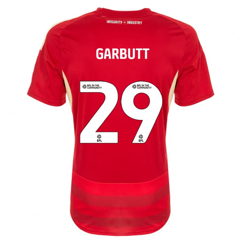 Danxen Damen Luke Garbutt #29 Rot Weiß Heimtrikot Trikot 2025/26 T-Shirt Österreich