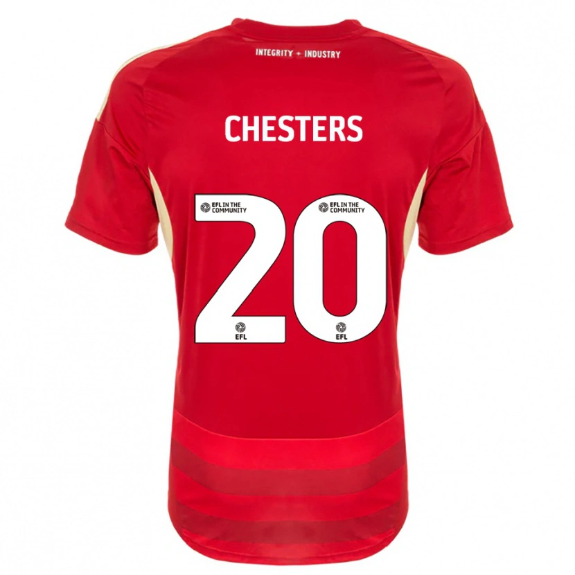 Danxen Damen Dan Chesters #20 Rot Weiß Heimtrikot Trikot 2025/26 T-Shirt Österreich