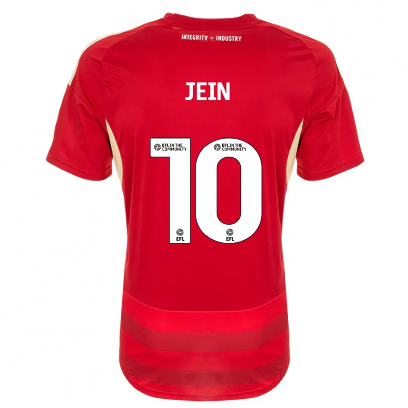 Danxen Damen Shaunna Jein #10 Rot Weiß Heimtrikot Trikot 2025/26 T-Shirt Österreich