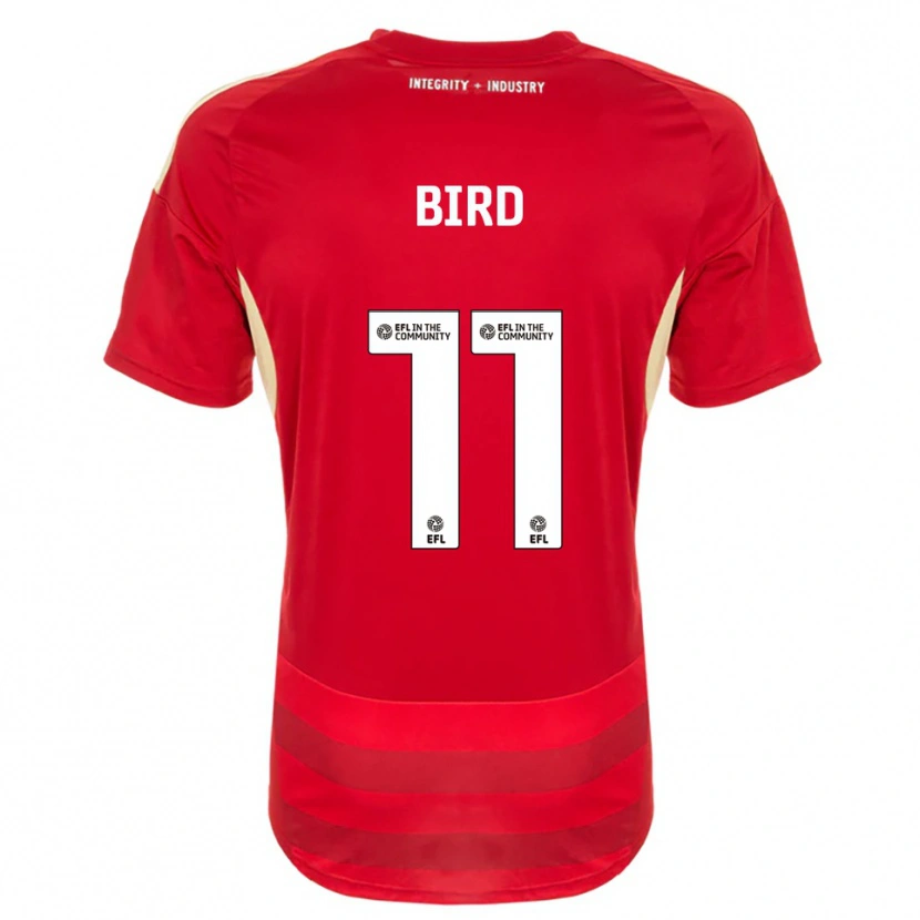 Danxen Damen Jay Bird #11 Rot Weiß Heimtrikot Trikot 2025/26 T-Shirt Österreich