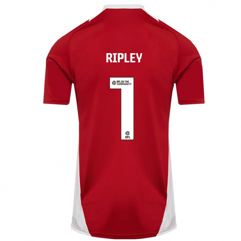 Danxen Damen Connor Ripley #1 Rot Weiß Gold Heimtrikot Trikot 2025/26 T-Shirt Österreich