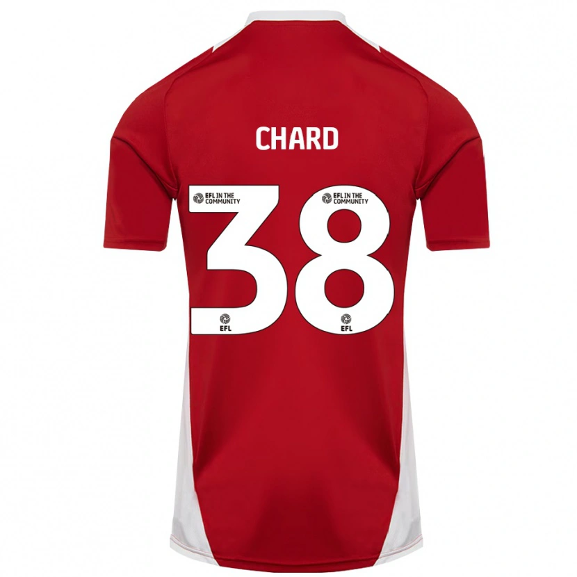 Danxen Damen Harry Chard #38 Rot Weiß Gold Heimtrikot Trikot 2025/26 T-Shirt Österreich