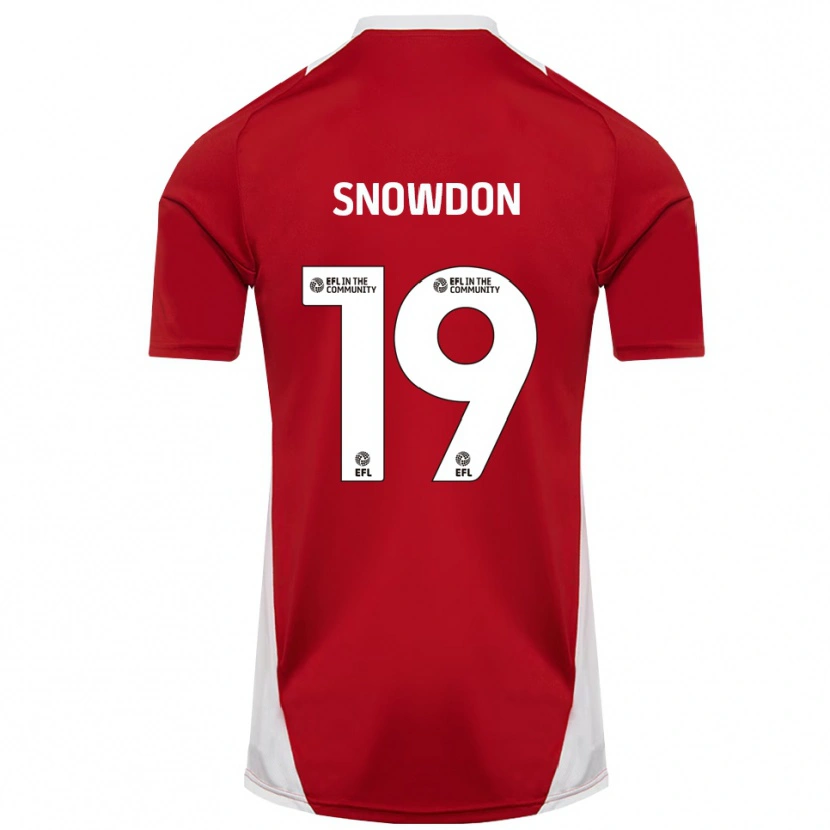 Danxen Damen Joe Snowdon #19 Rot Weiß Gold Heimtrikot Trikot 2025/26 T-Shirt Österreich