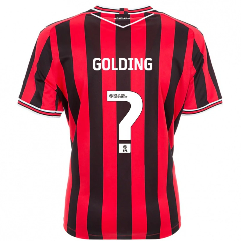 Danxen Damen Emily Golding #0 Rot Schwarz Heimtrikot Trikot 2025/26 T-Shirt Österreich