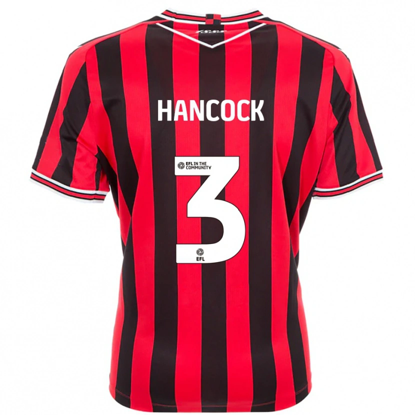 Danxen Damen Mason Hancock #3 Rot Schwarz Heimtrikot Trikot 2025/26 T-Shirt Österreich