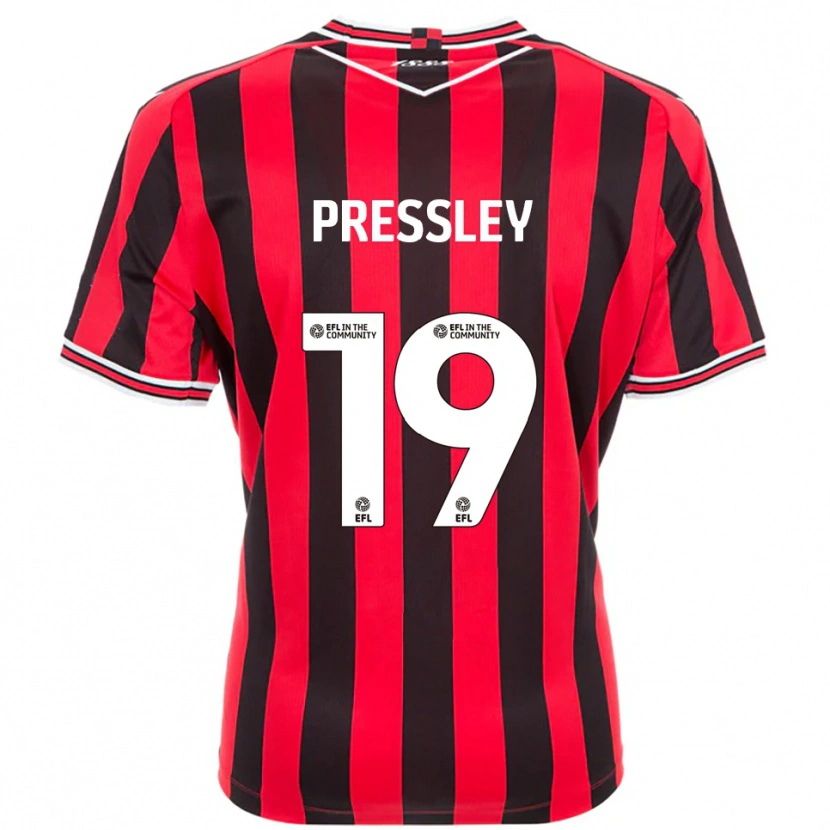 Danxen Damen Aaron Pressley #19 Rot Schwarz Heimtrikot Trikot 2025/26 T-Shirt Österreich