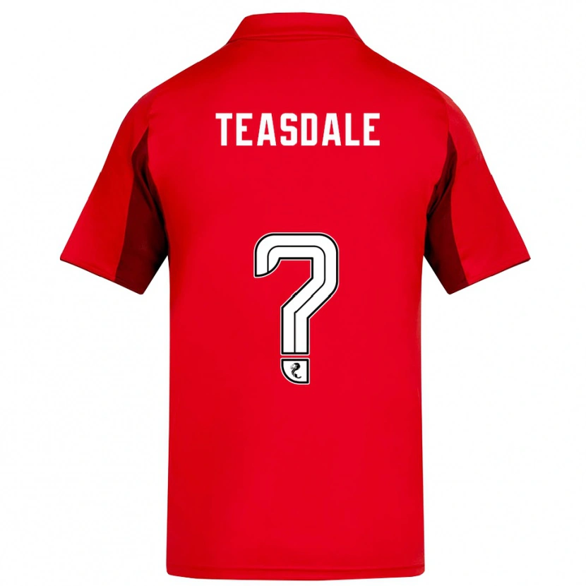 Danxen Damen Joseph Teasdale #0 Rot Burgunderrot Heimtrikot Trikot 2025/26 T-Shirt Österreich