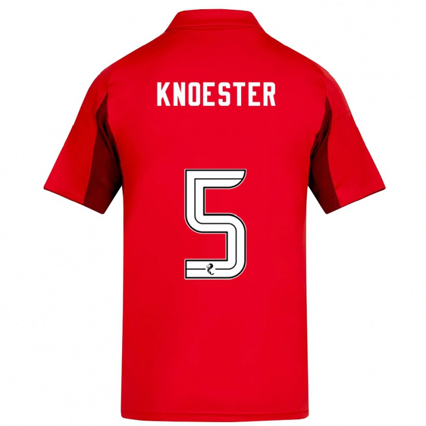 Danxen Damen Mats Knoester #5 Rot Burgunderrot Heimtrikot Trikot 2025/26 T-Shirt Österreich