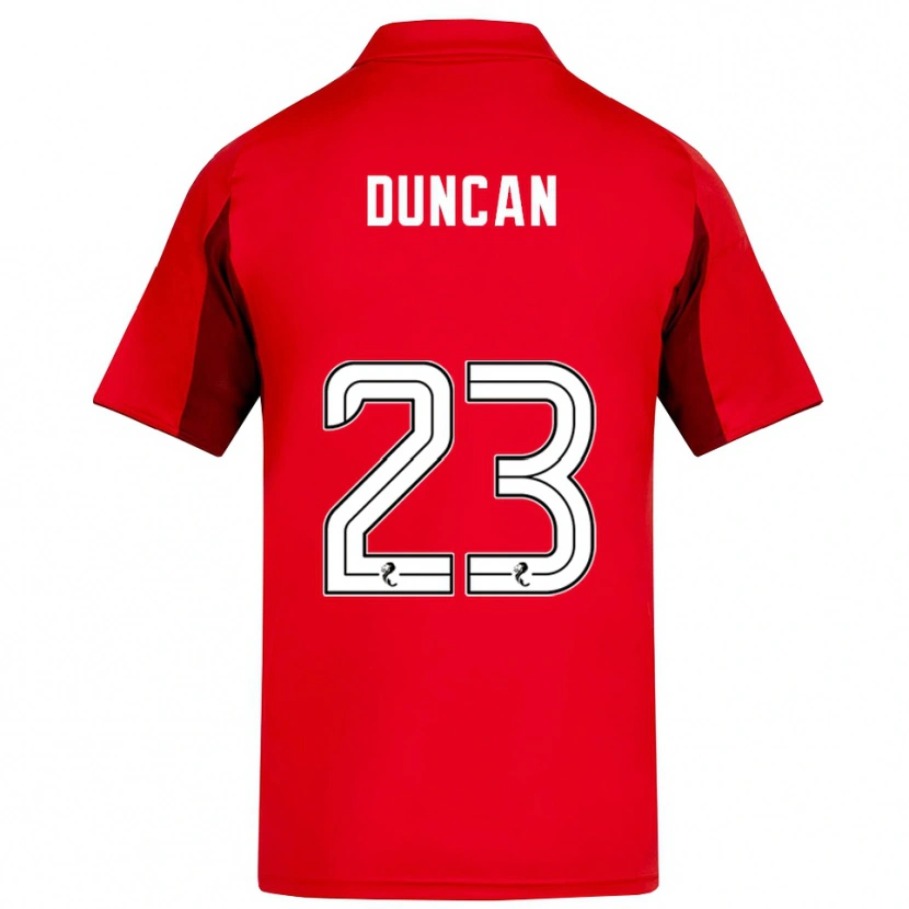 Danxen Damen Ryan Duncan #23 Rot Burgunderrot Heimtrikot Trikot 2025/26 T-Shirt Österreich