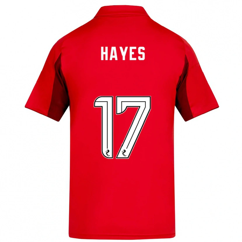 Danxen Damen Jonny Hayes #17 Rot Burgunderrot Heimtrikot Trikot 2025/26 T-Shirt Österreich